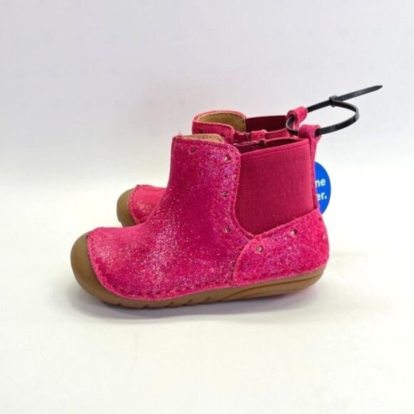 Stride Rite Agnes 2.0 Boot Size 5 in Berry Pink Soft Motion Size Zip - Picture 1 of 16